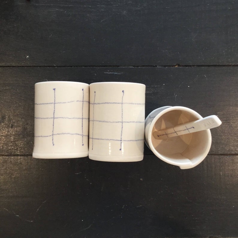 Image of la TRÈS GRANDE TASSE à carreaux